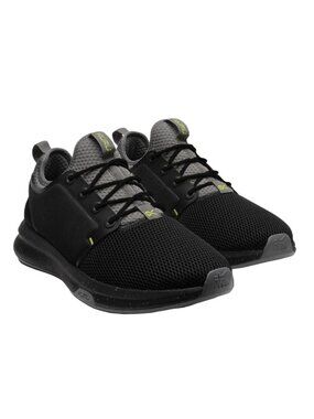 Kuru Atom Orthopedic Sneakers Jet Black Citron Men’s Size 12 New